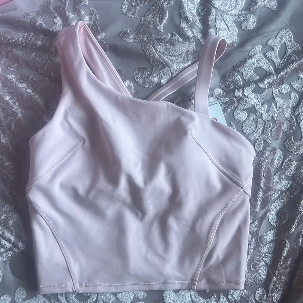 Lululemon Everlux asymetrical tennis tank